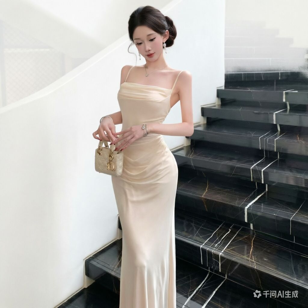 Chic Beige mesh Slip Dress Ele - đánh giá và giá Women Formal Wear M&S