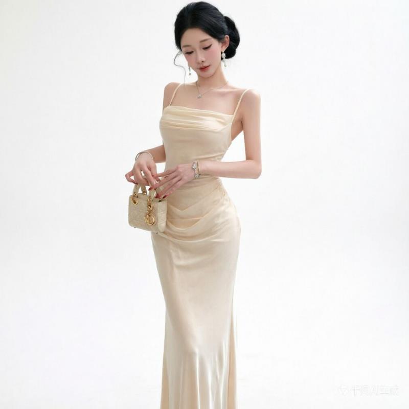 Chic Beige mesh Slip Dress Ele - đánh giá và giá Women Formal Wear M&S