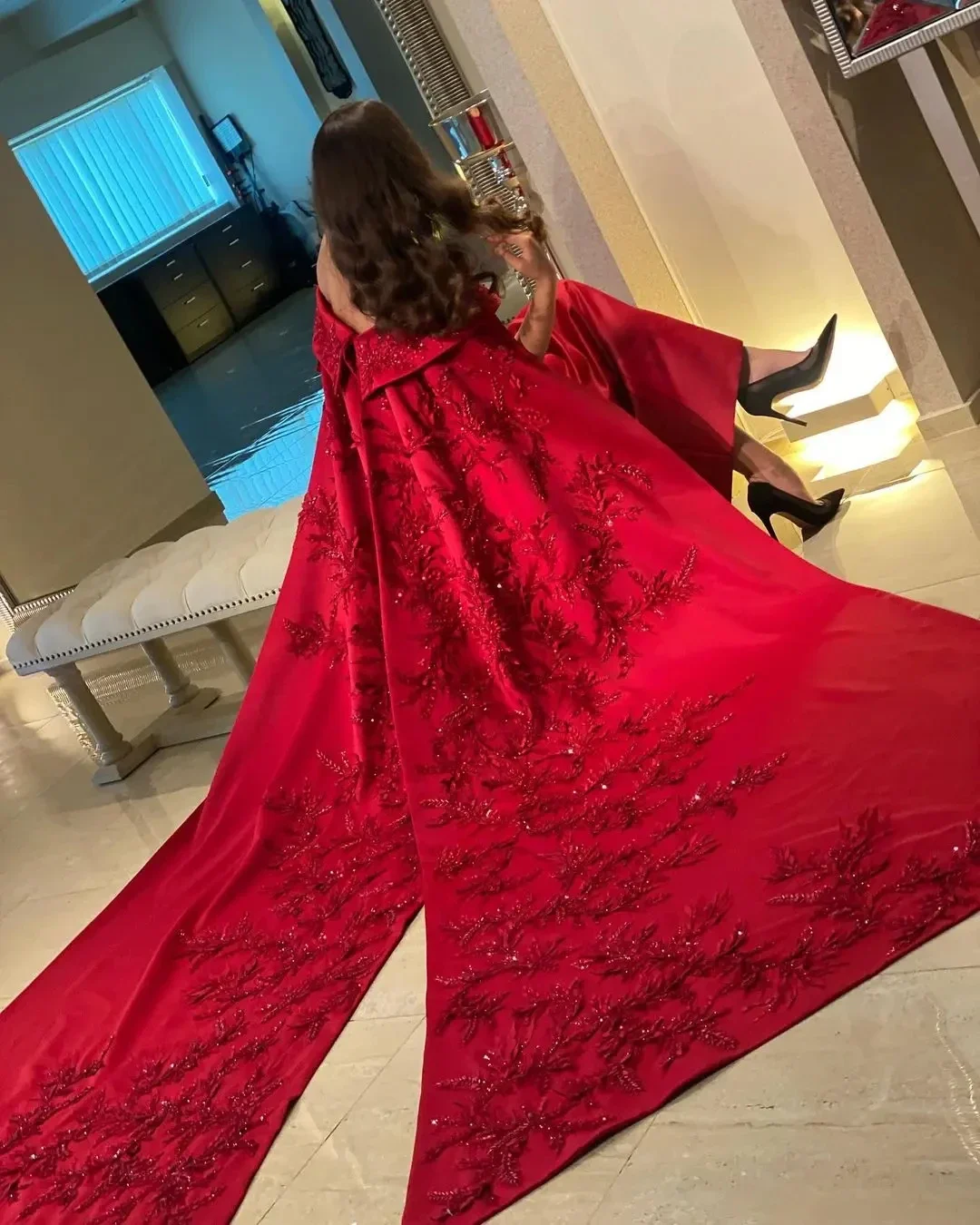 Customized Ankle Length Sheath - đánh giá và giá Women Formal Party Wear Dress
