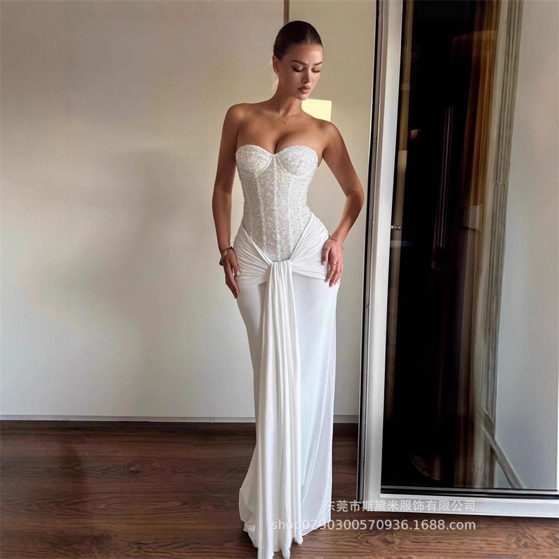 Glitter Sequins Women Prom Dre - đánh giá và giá Women Formal Party Wear Dress