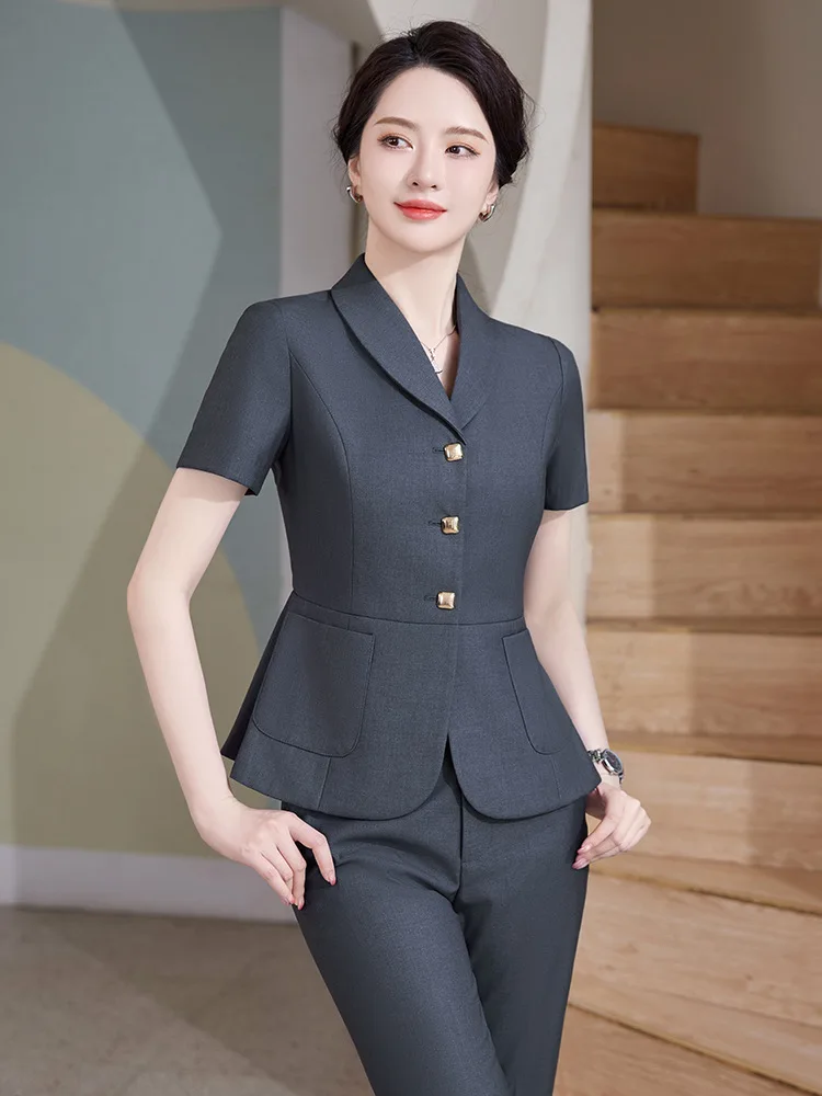 Pop 2024 Summer Formal OL Styl - đánh giá và giá Women Formal Wear For Interview