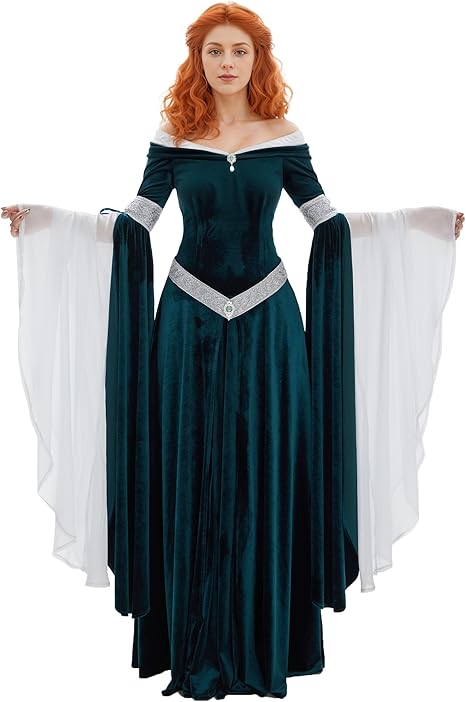 DAIZBELLA Women's Medieval Ren - đánh giá và giá Women'S Green Formal Wear