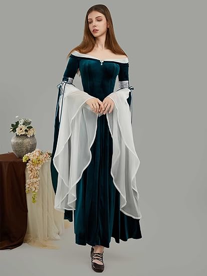 DAIZBELLA Women's Medieval Ren - đánh giá và giá Women'S Green Formal Wear