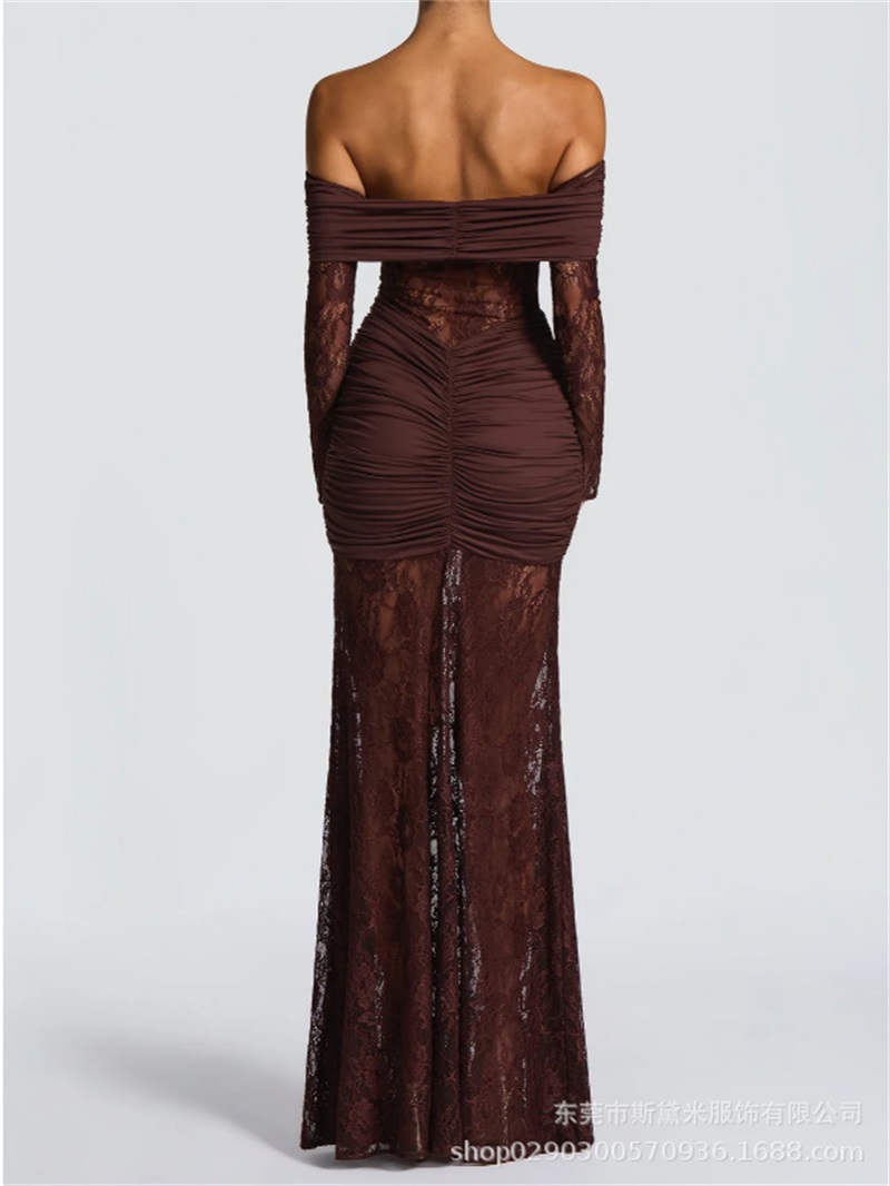 Sexy Lace Mermaid Women Prom D - đánh giá và giá Women Formal Party Wear Dress