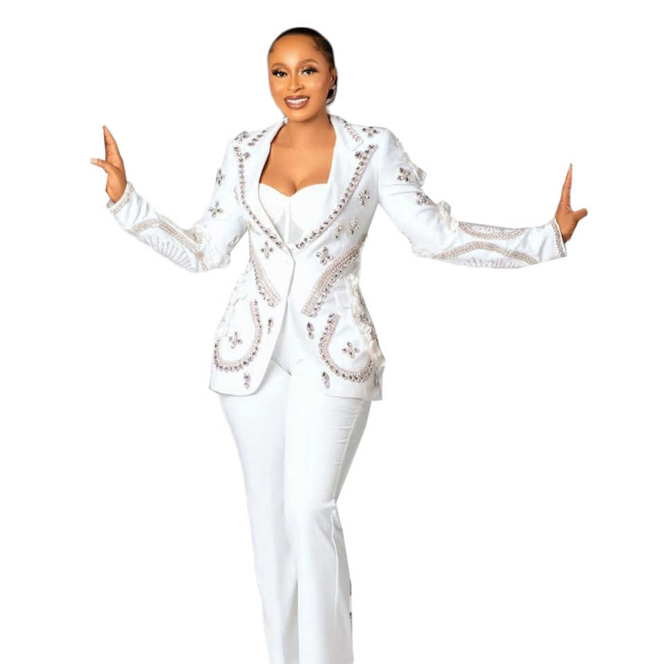 Luxury Women Pants Suits 2 Pcs - đánh giá và giá Women Formal Party Wear Dress