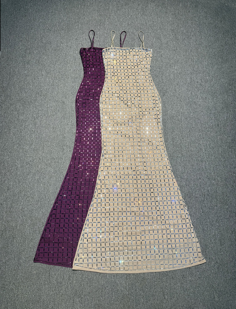 Purple Crystal Women Prom Dres - đánh giá và giá Women Formal Party Wear Dress