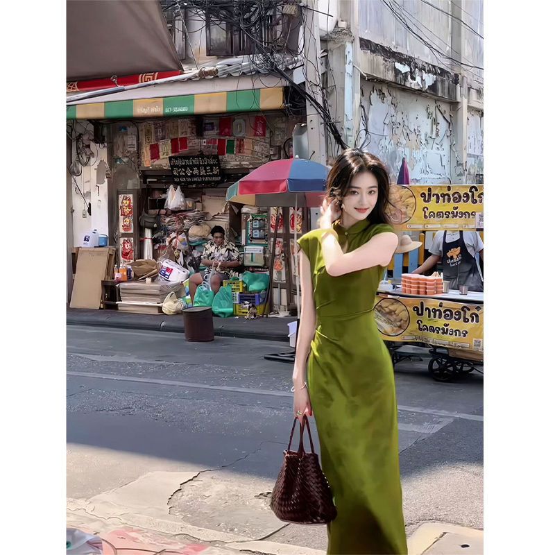 2024 New Green Chinese Style C - đánh giá và giá Women'S Green Formal Wear